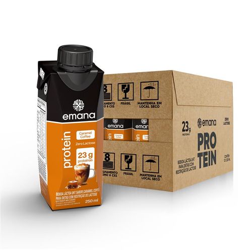 BEBIDA PROTEIN CARAMEL COFFEE 12 UNIDADES