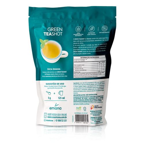 GREEN TEASHOT CHA + VEGETAIS