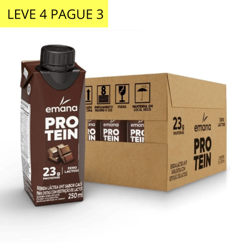 Bebida Protein 23g Sabor Cacau 250ml - 12 unidades