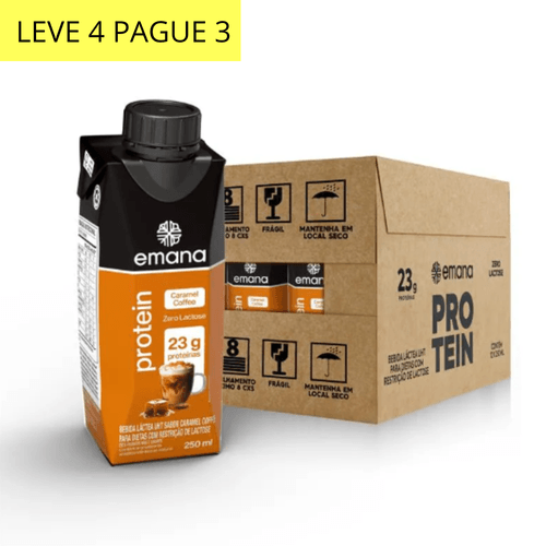 Bebida Protein 23g Sabor Caramel Coffee 250ml - 12 unidades