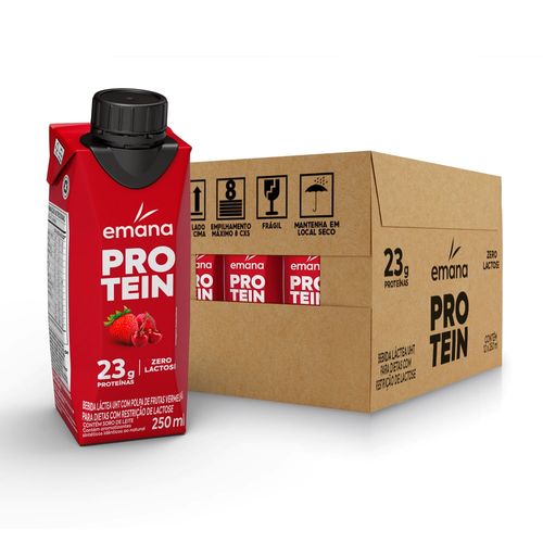 Bebida Protein 23g Sabor Frutas Vermelhas 250ml - 12 unidades