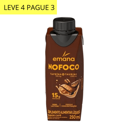 Bebida Protein NoFoco 15g Zero Lactose Sabor Café 250ml