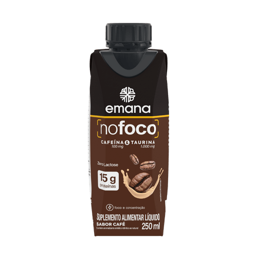 Bebida Protein NoFoco 15g Sabor Café 250ml