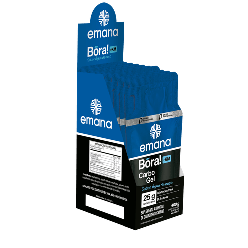 Gel de Carboidrato +KM Água de Coco - 10 unidades