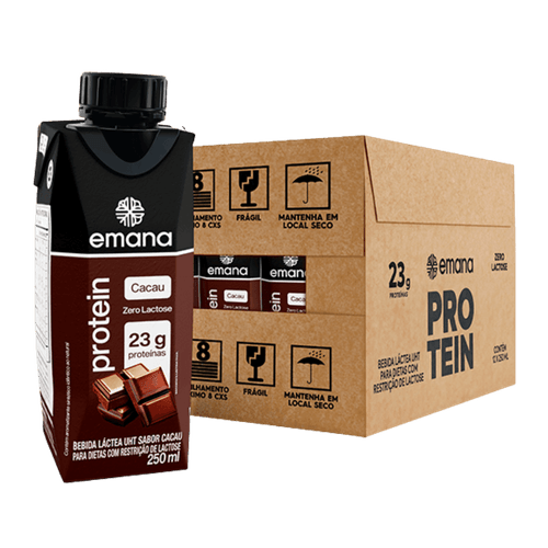 Bebida Protein 23g Sabor Cacau 250ml - 12 unidades