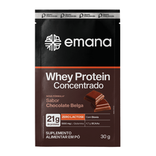 Sache Whey Protein 30g Chocolate Belga  - 10 unidades