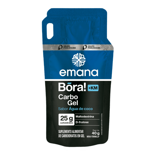 Gel de Carboidrato +KM Água de Coco - 3 unidades