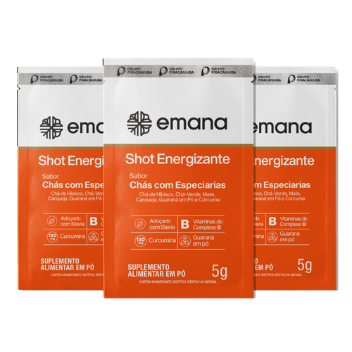 Sachê Shot Energizante 5g - 3 Unidades
