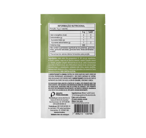 Sachê Green Teashot 5g