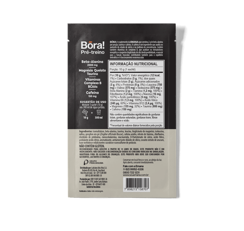 Sachê BÓRA Pré-Treino 10g