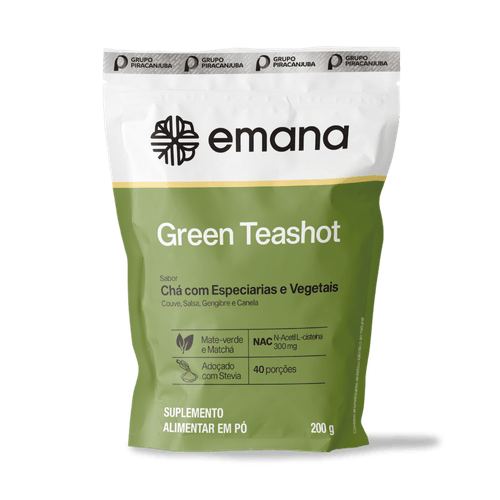 Green Teashot Detox 200g Chá, Especiarias e Vegetais