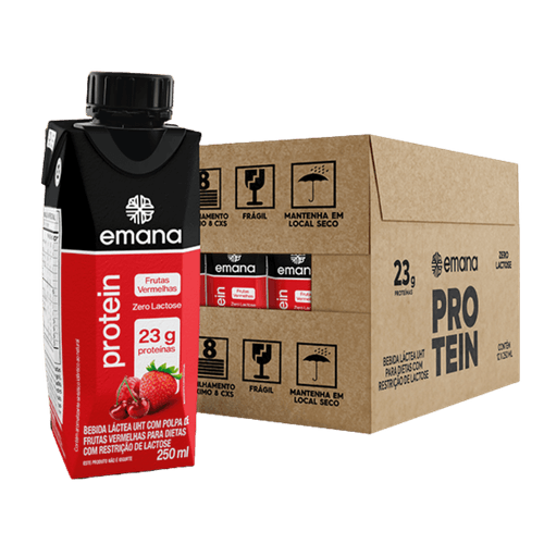 Bebida Protein 23g Sabor Frutas Vermelhas 250ml - 12 unidades